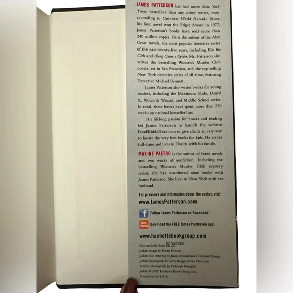 James Patterson Private hardback book - Picture 3 of 3